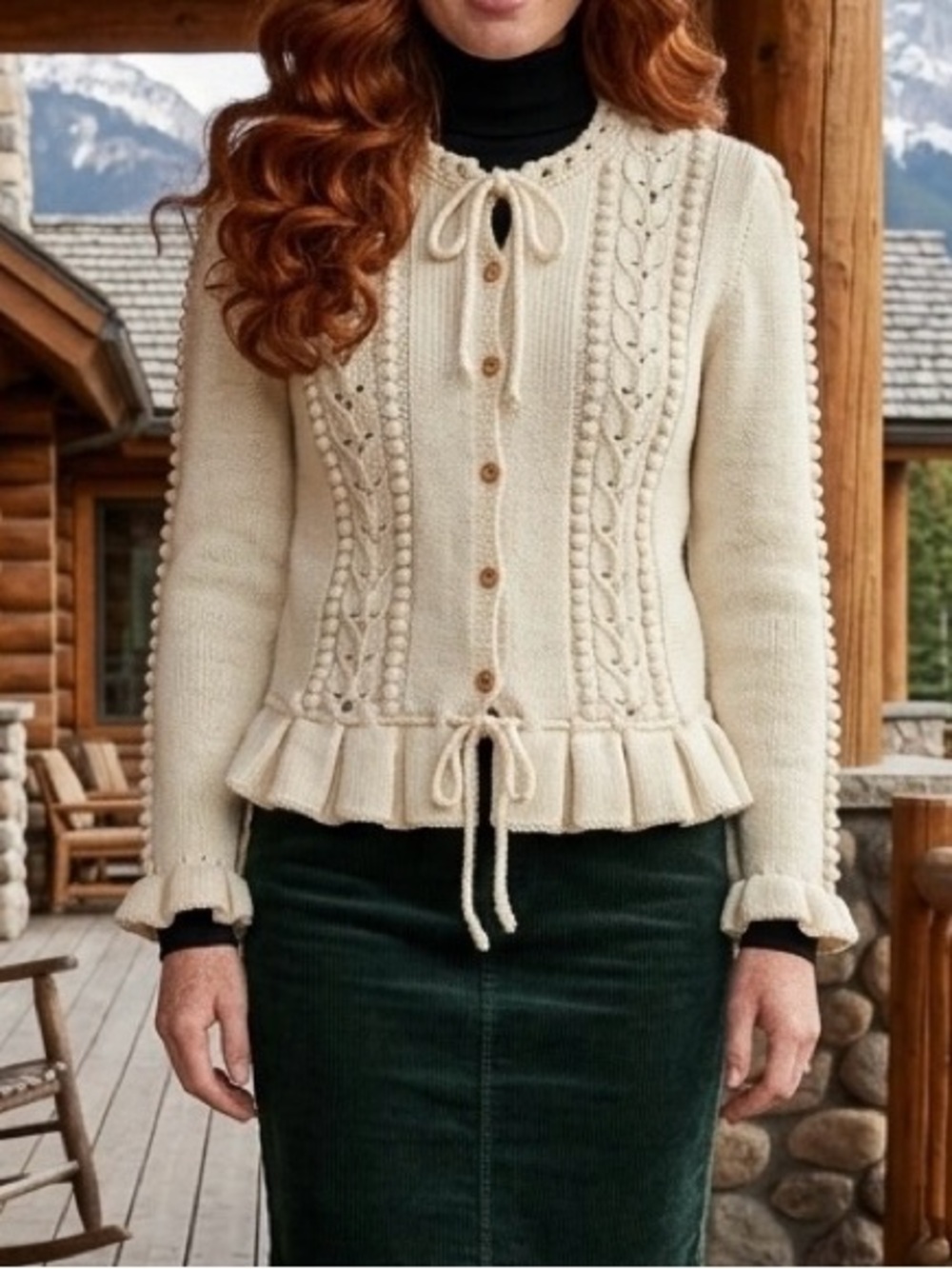 ♥️ VINTAGE Austrian Wool Cardigan - sz S/M